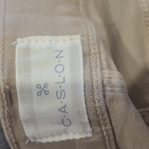 NWT Caslon Sz 35 US 20 Sierra Skinny Ankle Jeans Beige - Picture 7 of 7